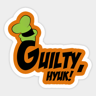 Guilty Goofy Sticker